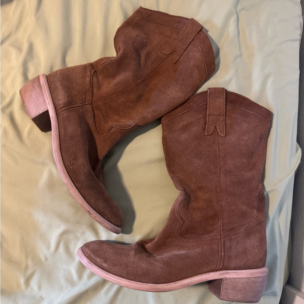 Diba Tan Suede Boots